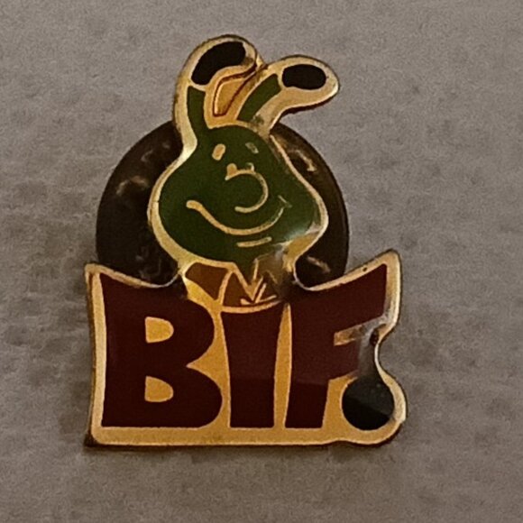 Vintage 1980s BIF Bowling is Fun YABA Lapel Collectible Pin - Picture 7 of 14